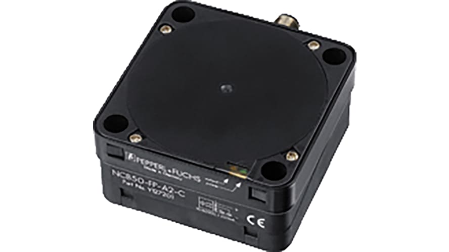 NCB50-FP-E2-P1-V1, Pepperl + Fuchs Inductive Block-Style Proximity Sensor, 50 mm Detection, PNP Output, 10 → 60 V dc, IP68 – Model: NCB50-FP