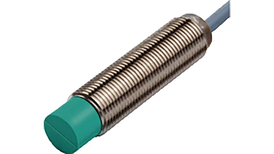NBN8-12GM50-E2, Pepperl + Fuchs Inductive Barrel-Style Proximity Sensor, M12 x 1, 8 mm Detection, PNP Output, 5 → 36 V dc, IP68 – Model: NBN