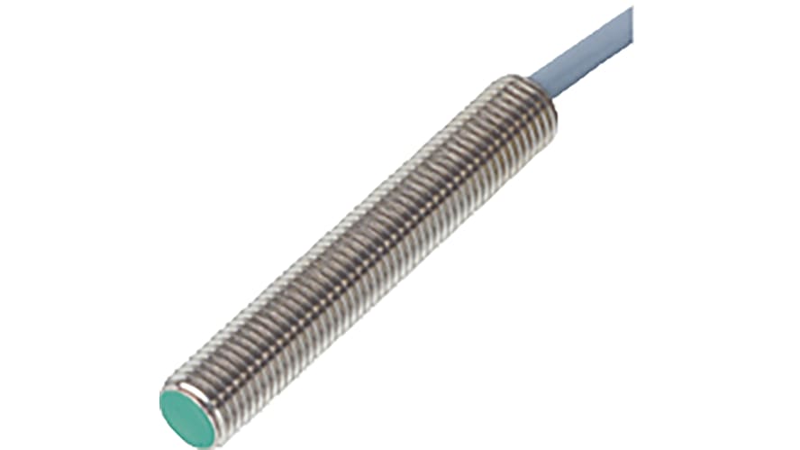 NBB2-8GM50-A2, Pepperl + Fuchs Inductive Barrel-Style Proximity Sensor, M8 x 1, 2 mm Detection, PNP Output, 5 → 30 V dc, IP67 – Model: NBB2-