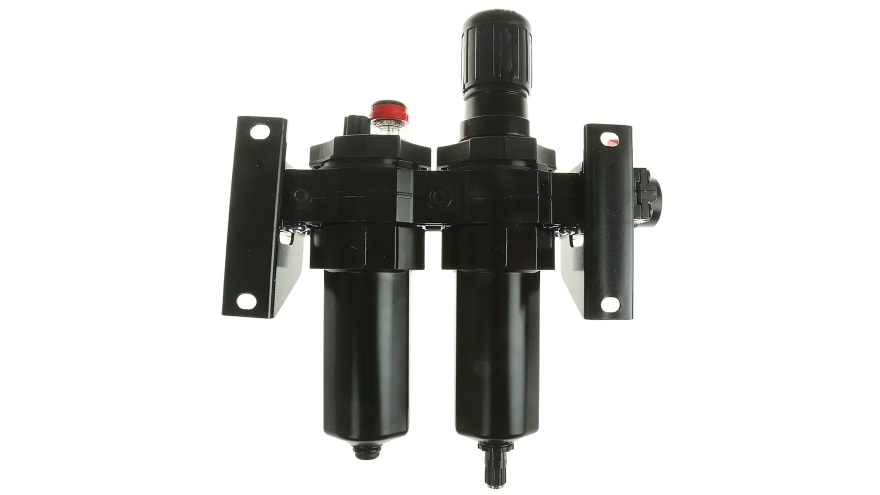 Norgren G 3/4 FRL, Automatic Drain, 40μm Filtration Size - With Pressure Gauge – Model: BL64-601