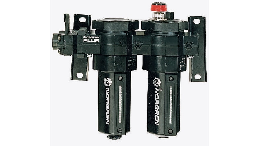 Norgren G 1/2 FRL, Automatic Drain, 40μm Filtration Size - Without Pressure Gauge – Model: FL64-403
