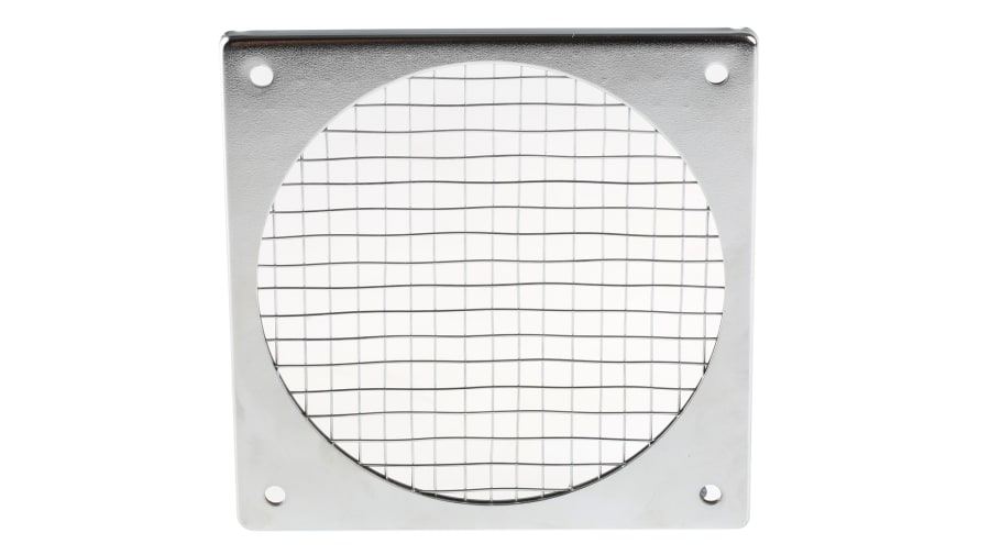 ebm-papst Fan Filter for 119mm Fans, Steel Filter, Steel Frame, 124 x 124mm – Model: PRF120