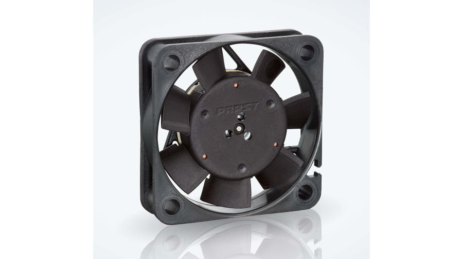 ebm-papst 400 F Series Axial Fan, 24 V dc, DC Operation, 8m³/h, 0.8W, 33mA Max, IP20, 40 x 40 x 10mm – Model: 414F