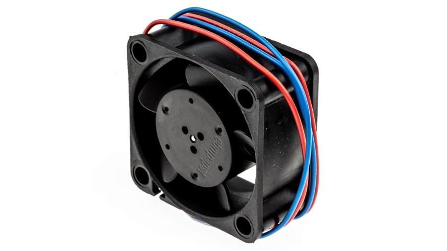ebm-papst 400 Series Axial Fan, 12 V dc, DC Operation, 10m³/h, 800mW, 67mA Max, 40 x 40 x 20mm – Model: 412
