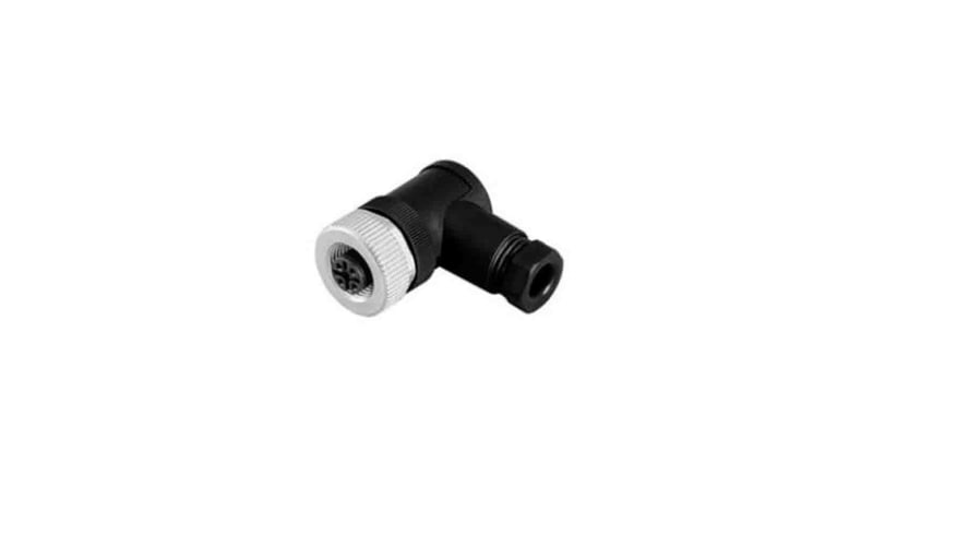 V1-W-BK, Pepperl + Fuchs Circular Connector, 4 Contacts, Cable Mount, M12 Connector, Socket, Female, IP67, V1-W-BK Series – Model: V1-W-BK