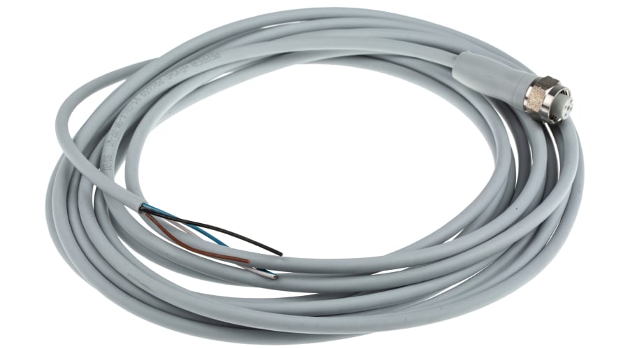 V1-GV4A-2M-PP-W1, Pepperl + Fuchs Straight 4 way M12 to Unterminated Sensor Actuator Cable, 2m – Model: V1-GV4A-2M-PP-W1
