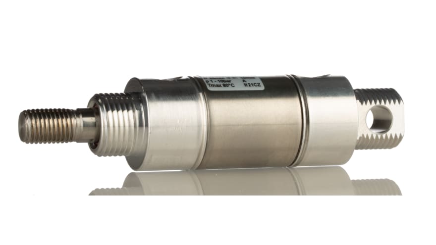 Norgren Double Acting Cylinder - 25mm Bore, 10mm Stroke, RT/57200/M Series, Double Acting – Model: RT/57225/M/10