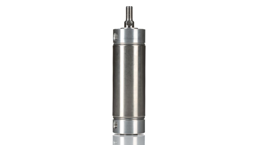 Norgren Pneumatic Piston Rod Cylinder - 50mm Bore, 80mm Stroke, RT/57210/M/25 Series, Double Acting – Model: RT/57250/M/80