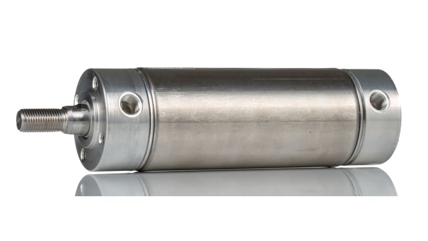 Norgren Pneumatic Piston Rod Cylinder - 50mm Bore, 80mm Stroke, RT/57210/M/25 Series, Double Acting – Model: RT/57250/M/80