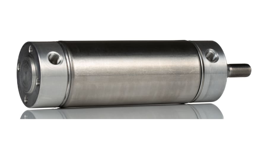 Norgren Pneumatic Piston Rod Cylinder - 50mm Bore, 80mm Stroke, RT/57210/M/25 Series, Double Acting – Model: RT/57250/M/80