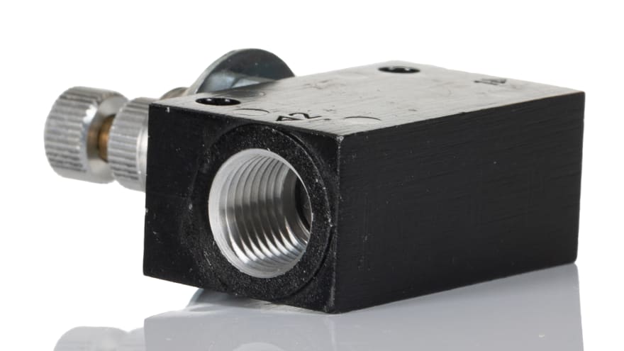 Norgren T1000 Series Threaded Flow Regulator, G 1/4 Female Inlet Port x G 1/4 Female Outlet Port – Model: T1000C2800