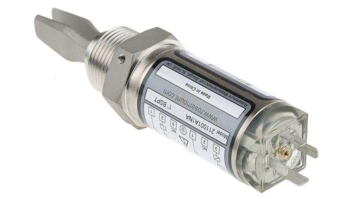 Rosemount 1408H Series Non-Contacting Radar Level Transmitter, Digital Output, Flange Mount, Polished Stainless Steel Body