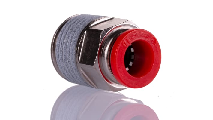 IMI Norgren, Push In 10 mm to R 1/2, Threaded-to-Tube Connection Style – Model: C01251048