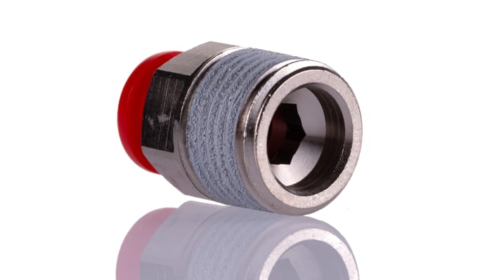 IMI Norgren, Push In 10 mm to R 1/2, Threaded-to-Tube Connection Style – Model: C01251048