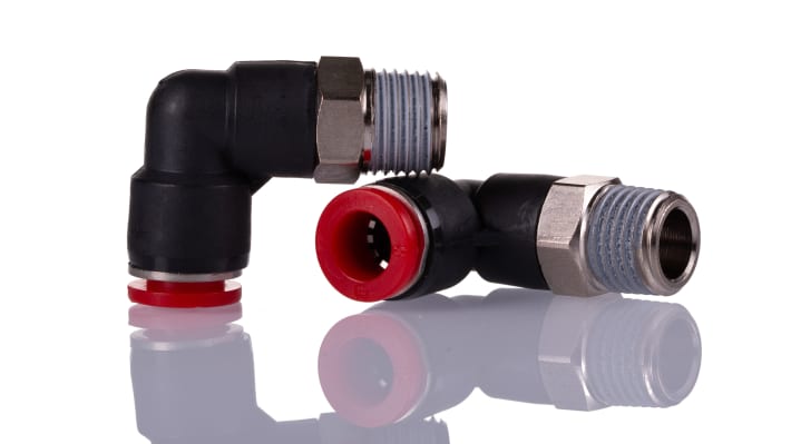 IMI Norgren, R 1/4 to Push In 8 mm, Threaded-to-Tube Connection Style – Model: C01470828