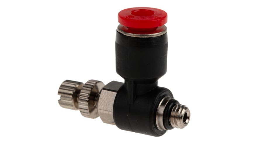IMI Norgren Pneufit C Series Threaded In-line Regulator, M5 Inlet Port, Push In 4mm Tube Inlet Port x Push In 4 mm Tube – Model: C0K510405