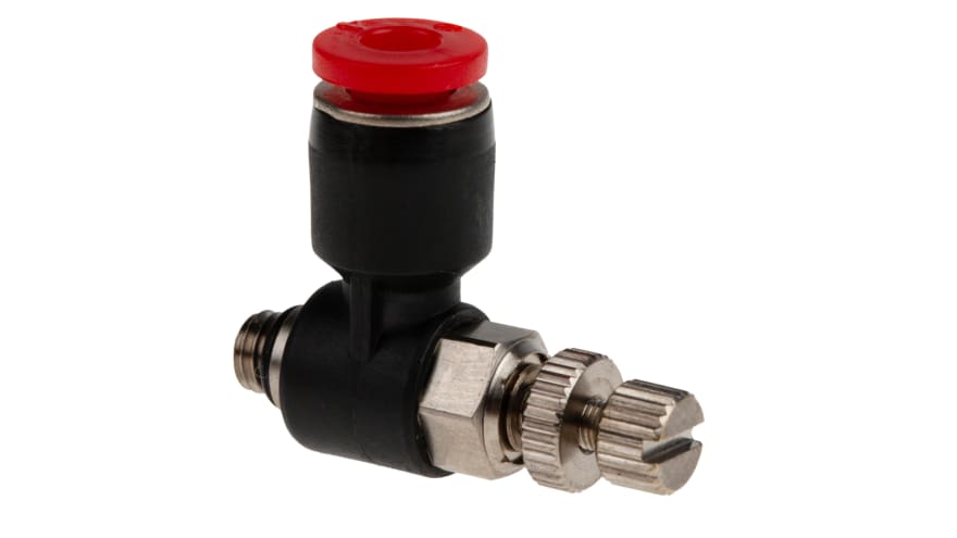 IMI Norgren Pneufit C Series Threaded In-line Regulator, M5 Inlet Port, Push In 4mm Tube Inlet Port x Push In 4 mm Tube – Model: C0K510405