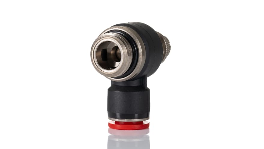 IMI Norgren Pneufit C Series Threaded In-line Regulator, G 1/2 Inlet Port, Push In 12mm Tube Inlet Port x Push In 12mm – Model: C0K511248