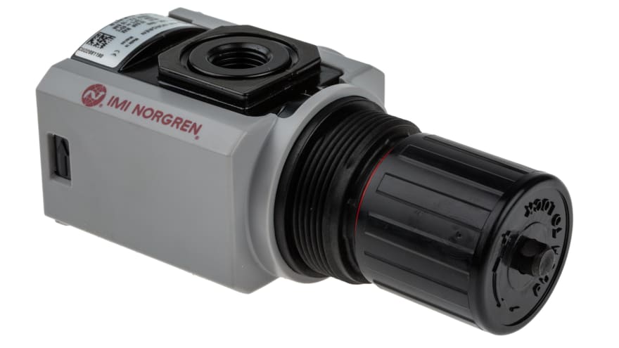 IMI Norgren G 1/4 Pneumatic Regulator - 0.3bar to 10bar, 1/4 in, 10bar max. input – Model: R82G-2GK-RMN