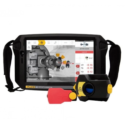 FLUKE 831 ROW Laser Shaft Alignment Tool, Rugged Device with sensALIGN 3 Sensor/Reflector Prism, Inclinometer Range 0-360 Degree
