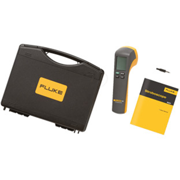 FLUKE 820-2 LED Stroboscope for RPM Measurement and Frequency Investigation, Flash Rate 30 to 300,000 FPM/0.5 to 5000 Hz, Light Emission 480