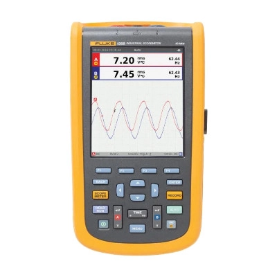 FLUKE 125B/INT/S Industrial ScopeMeter (S-Version), Bandwidth 40MHz Oscilloscope/Multimeter and Paperless Recorder, Dual Input, Field Bus/Po