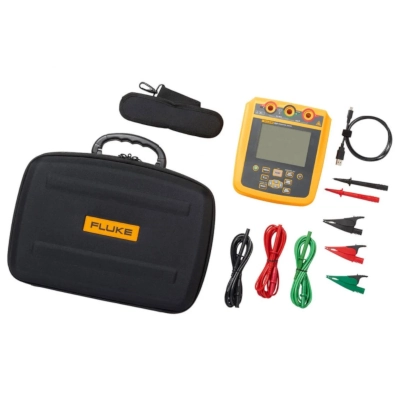 FLUKE 1537/APAC Advanced Insulation Tester, Insulation Resistance up to 500GΩ, Selectable Test Voltages 250V to 2500V, Set Test Time, Store 