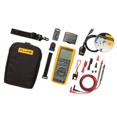 FLUKE FLK-289/FVF/IR3000 Fluke 289 Multimeter with Software and Wireless Conectivity Kit, Included ir3000 FC Infrared Connector, AC/DC 1000V