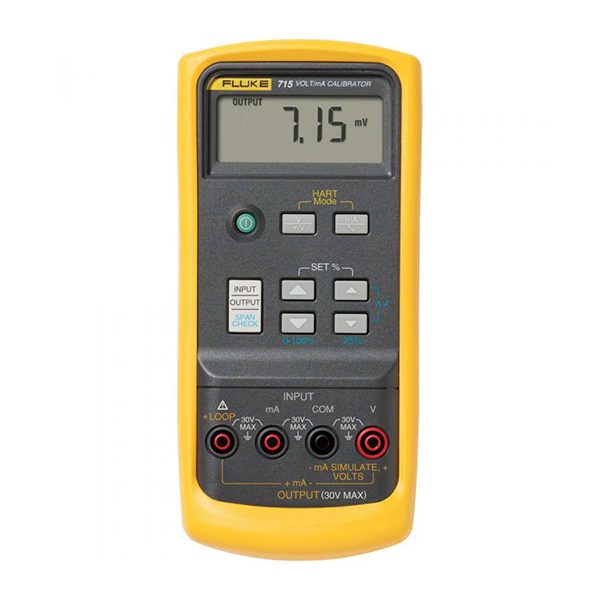 FLUKE 715 Loop Calibrator, Volt Milliamp Calibrator to Troubleshoot Process Loops, Source Voltage Signals up to 20 V, Source or Simulate mA