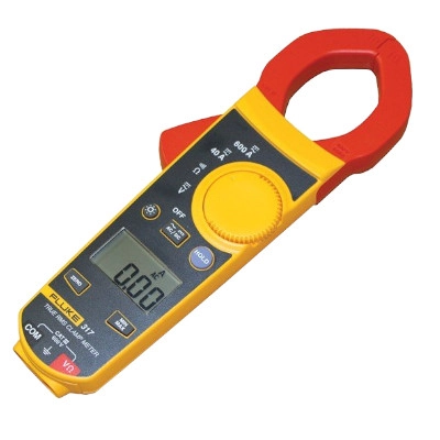 FLUKE 317/ETA True-RMS Clamp Meter, AC/DC Current 600A, AC/DC Voltage 600V, Clamp Opening Size 37mm