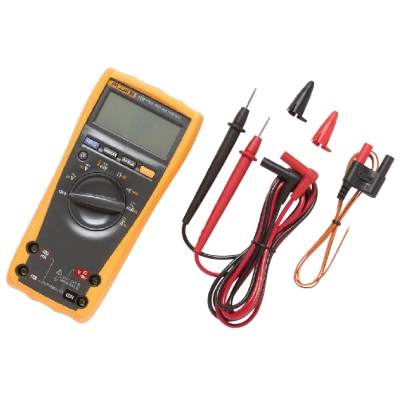 FLUKE 179 EJKCT True-RMS Digital Multimeter, AC/DC Voltage 1000V, DC Millivolts 600mV, AC/DC Current 10A, Built-in Thermometer, Backlight Di
