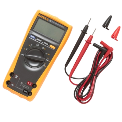 FLUKE 175 EJKCT True-RMS Digital Multimeter, AC/DC Voltage 1000V, DC Millivolts 600mV, AC/DC Current 10A
