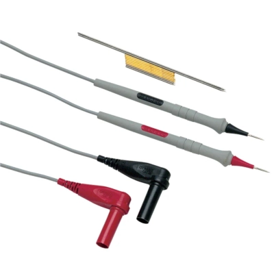 FLUKE TL910 Electronic Test Probes, Very Small 1mm Tips, 3 Sets of Spring Loaded Gold Tips and 2 Sets of Stainless Steel Tips Included