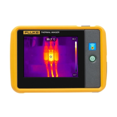FLUKE FLK-PTI120 9HZ 400C Pocket Thermal Imager, 3.5 Inch LCD Touchscreen Display, Measurement Range -20°C to 400°C, 120x90 Pixel Infrared R