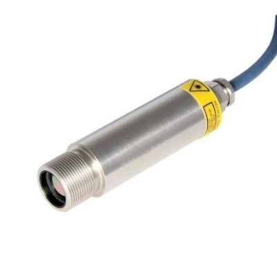 FLUKE RAYMI31002MSF1CB8 Miniature Infrared Sensing Head, 8m (26ft) Cable, Optical Resolution 100:1, Temperature Range 250°C to 1400°C, 200mm