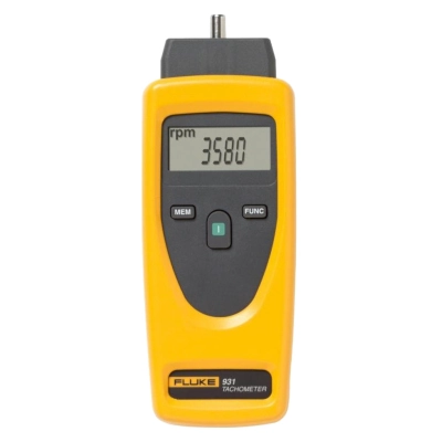 FLUKE 931 ESP Contact and Non-Contact Dual-Purpose Tachometers, Rotation Speed Measurement Range 1 - 19999 RPM (Contact) and 1 - 99999RPM (N