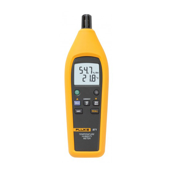 FLUKE 971 Temperature Humidity Meter, Temperature Range -20°C to 60°C, Relative Humidity Range 5% to 95%RH