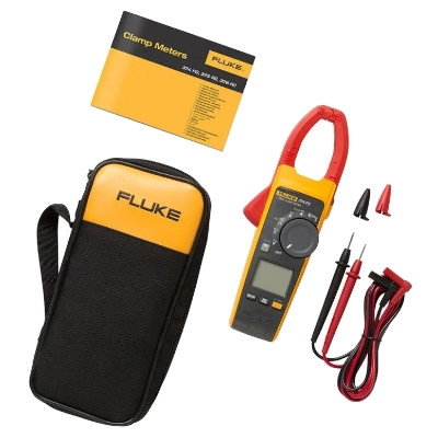 FLUKE 374 FC True-RMS Wireless AC/DC Clamp Meter, Measures AC/DC 1000V/600A, Resistance to 6000Ω, Fluke Connect Compatible