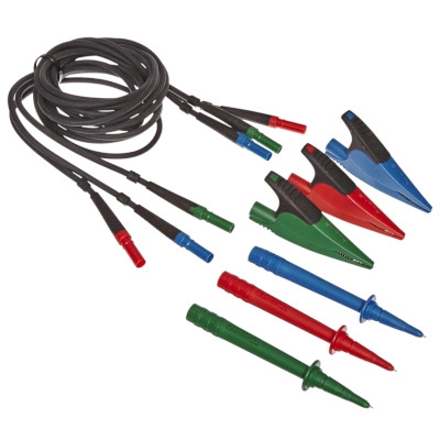 FLUKE TL165X Standard Test Lead Set include Test Leads/Probes, Caps and Alligator Clips For use with Fluke 1650 Series