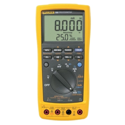FLUKE 789 Process Meter, Combining Digital Multimeter and mA Loop Calibrator into Sigle Compact Test Tool, Measures AC/DC 1000V/1A, 24V Loop