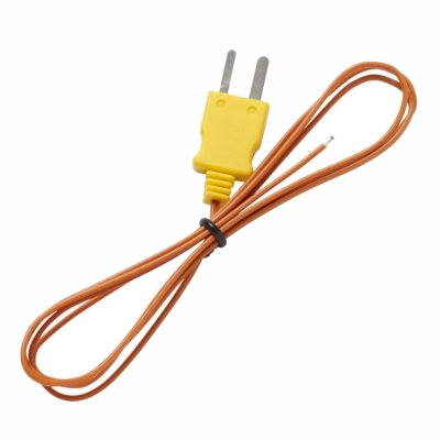 FLUKE 80PK-1 Bead Probe, Type-K Thermocouple for General Purpose Applications, Measurement Range -40°C to 260°C, Lead Length 39 Inch