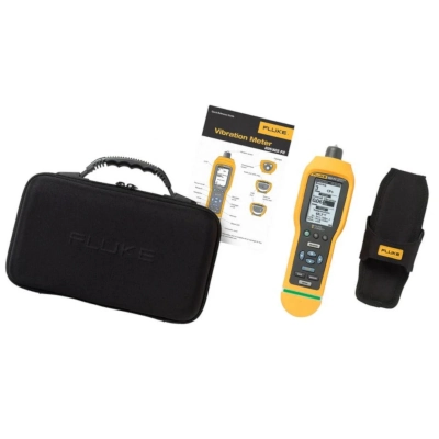 FLUKE 805 FC Vibration Meter, Range 10Hz to 1000Hz/4000Hz to 20000Hz, with IR Temperature Sensor/Flashlight, On-Screen Severity Scale,Fluke 