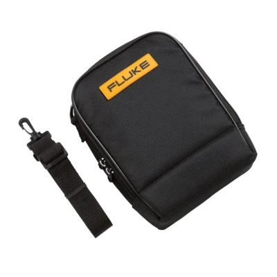 FLUKE C115 Soft Carrying Case,Includes Two Padded Pockets for Protection of Two Test Tools,Durable Polyester 600D Case,Compatible with Fluke