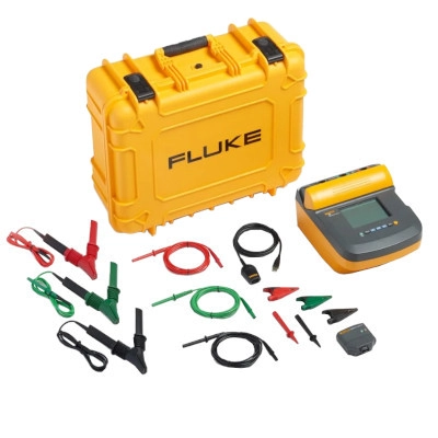 FLUKE 1555 FC KIT Insulation Resistance Tester Kit with ir3000 FC Connector, Resistance up to 2TΩ, Select Test Voltages up to 10kV, with Mea