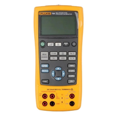 FLUKE 725/APAC/EMEA Multifunction Process Calibrator, Measured/Source Voltage, mA, RTDs, Thermocouples, Frequency and Resistance