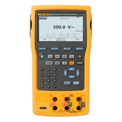 FLUKE 754 Documenting Process Calibrator with HART Communication, Complete Pressure/Temperature/ mA Loop Calibrator, Source/Measure/Simulati