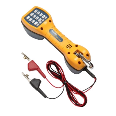 FLUKE 30800009 Test Set with ABN Clips, for Testing of Telephone Lines/Temporary Communications, IP54, Tone/Pulse Dialing, Last Number Redia