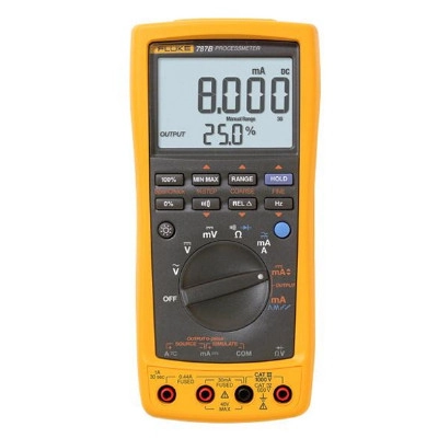 FLUKE 787B Process Meter, Combining Digital Multimeter and mA Loop Calibrator into Sigle Compact Test Tool, Measures AC/DC 1000V/1A (440mA C