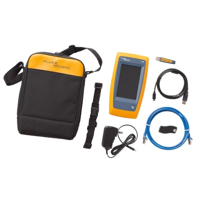 FLUKE LIQ-100 LinkIQ Cable+Network Tester, Test Port RJ45, Cabling Bandwidth Up to 10GBASE-T, Diagnostic Protocols LLDP/CDP/FLP, PoE Diagnos