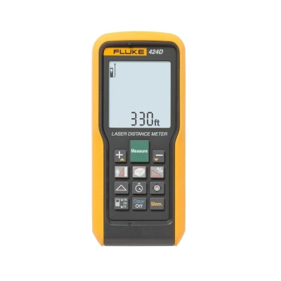 FLUKE 424D ESPR Laser Distance Meter, Typical Range 80m (Range at Target Plate 100m), Tilt Range 360 Degrees, Area/ Volume/Indirect Measurem